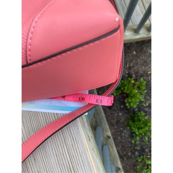 Michael Kors 🐾 NWT Coral Reef Crosby Medium Leather Shoulder Bag, MSRP $248 - Picture 12 of 16